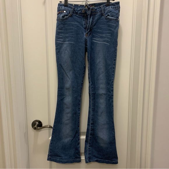 y2k low rise flared jeans - Picture 2 of 4